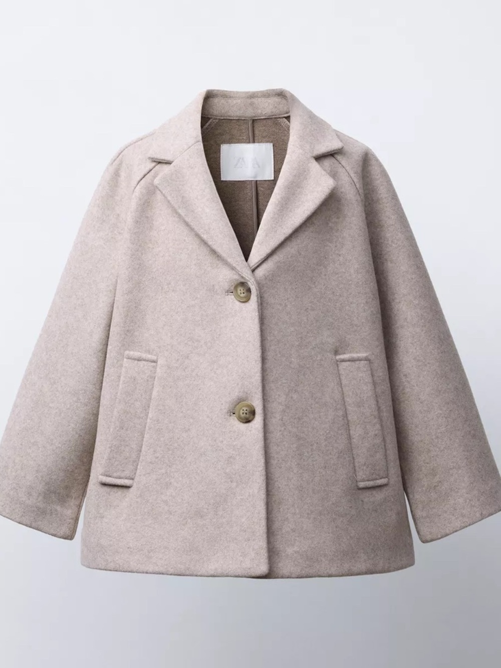 Zara Girls Wool Coat Sz 6yrs